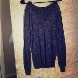 Oversized New Year’s Eve top